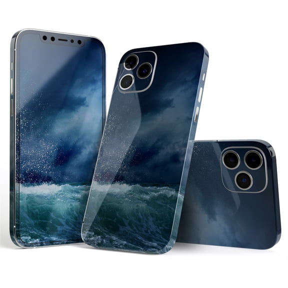 DesignSkinz Crashing Waves Full-Body Skin Decal Wrap Cover for iPhone 16