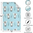 thumbnail image 3 of GZHJMY 6 Pack Blue Cute Watercolor Koala Bear Kitchen Towels, Soft Highly Absorbent Dish Towels Reusable Tea Towels Set, 28"x 18", 3 of 6