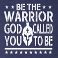 thumbnail image 5 of Wild Bobby Be The Warrior God Called You To Be Inspirational/Christian Women Tri-Blend Racerback Tank Top, Vintage Navy, Medium, 5 of 5