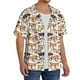 thumbnail image 2 of Fotbe Shiba Inu Dog Camisa Estampada de Manga Corta para Hombre, Casual de Verano, Estilo Playero, Sin Arrugas-X-Large, 2 of 5