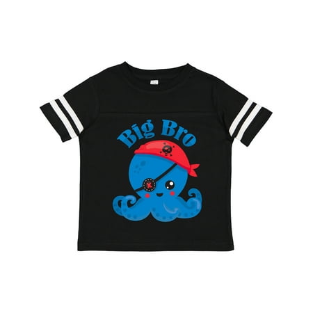 

Inktastic Pirate Octopus Big Bro Gift Toddler Boy Girl T-Shirt