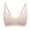 Beige, variant on Women's Solid Color Adjustable Shoulder Strap Push-Up Bra