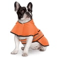 thumbnail image 2 of TiaGOC Dog Raincoat Hooded Slicker Poncho for Small to X-Large Dogs and Puppies Safety Orange - M, 2 of 7