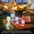 thumbnail image 4 of Yayeee Flameless Candles with Remote Flickering Battery Operated Multi Color Changing, Brown Christmas Trees, 4 of 7