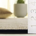 thumbnail image 4 of Safavieh Natural Fiber Jovana Solid Area Rug, Maize/Black, 6' x 8' Oval, 4 of 10