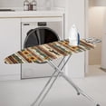 thumbnail image 2 of HELLHERO 15"x54" Ironing Board Cover Anti-Slip Polyester Fiber Fabric Table Top, Sunflower Horse Herd, 2 of 4