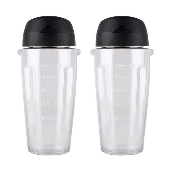 Oster Clic Series 20oz Smoothie Bottle Replacement Cups with Lids