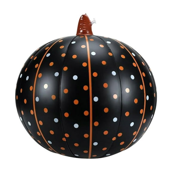 Hvmvliv Inflatable Halloween Outdoor Decorations Outdoor Inflatable Pumpkin Halloween Courtyard Decoration Simulated Inflatable Pumpkin Black