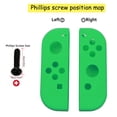 thumbnail image 2 of Carcasa de controlador de mano con agarre suave al tacto con botones de juego completo, carcasa de repuesto para consola Nintendo Switch, carcasa no incluida Adepaton 2033387-5, 2 of 8