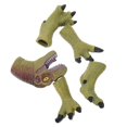 thumbnail image 2 of Set de marionetas de mano con forma de dinosaurio, modelo de animales de juguete para niños, 2 of 2