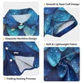 thumbnail image 3 of Dailycode Small Short Sleeve Button Down Shirts Dragon Scales Raindrops Casual Shirt 3-10 Years, 3 of 9