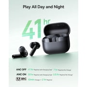 Baseus Bass EP10 NC Bluetooth Wireless Earbuds,43dB Hybrid Active Noise Cancelling, 12mm Super-Bass Drivers, 41H Playtime, 4-Mic AI Clear Calls, IP55, Black
