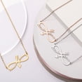 thumbnail image 2 of NUNCAD Custom Name Necklace Personalized Gold/Silver/Rose Gold Name Necklace with Birthstone Customized Necklace Gift for Women, 2 of 5