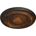 thumbnail image 3 of Ekena Millwork 9 5/8"OD x 1 1/8"P Maria Ceiling Medallion (Fits Canopies up to 1 3/4"), Hand-Painted Rust, 3 of 6