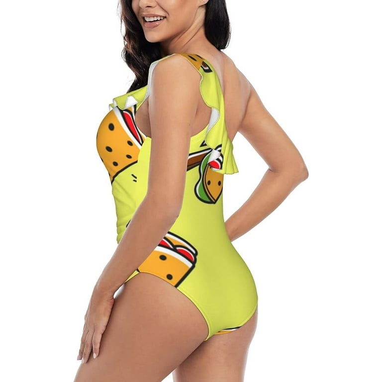 One Piece Swimsuit Women 2024 Jockey Racing Horse Suits Bathing Beach New Swimwear Monokini Sexy Ruffled Silks Jockey Racing Horse Walmart