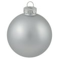 thumbnail image 5 of Northlight 2-Finish Christmas Glass Ball Ornaments - 4" & 3.25"- Silver - 72ct, 5 of 8