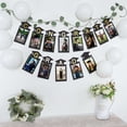 thumbnail image 4 of Efavormart Black & Gold Congrats Grad Paper Photo Backdrop Hanging Garland Banner - 5.5ft, 4 of 11
