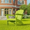 thumbnail image 2 of Polytrends  Altura Outdoor Eco-Friendly All Weather Poly Patio Adirondack Chair - Deep Seating Lime, 2 of 5
