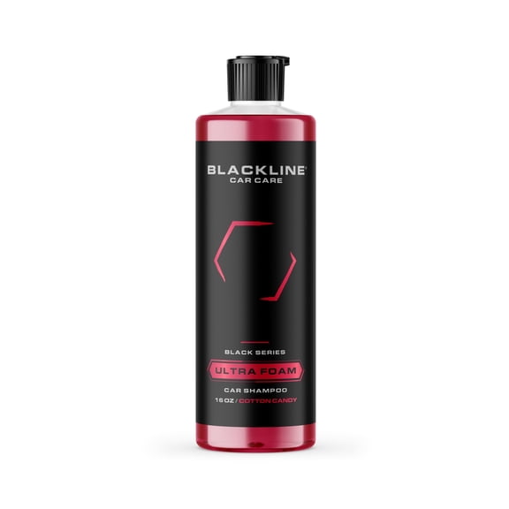 Blackline Automotive Extreme Foaming Car Shampoo - Extreme Ultra Foam Perfect for Ceramic Coatings - Compatible with Foam Cannon for Pressure Washer (16 Fl Oz, Cotton Candy)