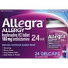 (2 pack) (2 pack) Allegra 24 Hour Allergy Gelcaps, 180 mg, 24 Ct