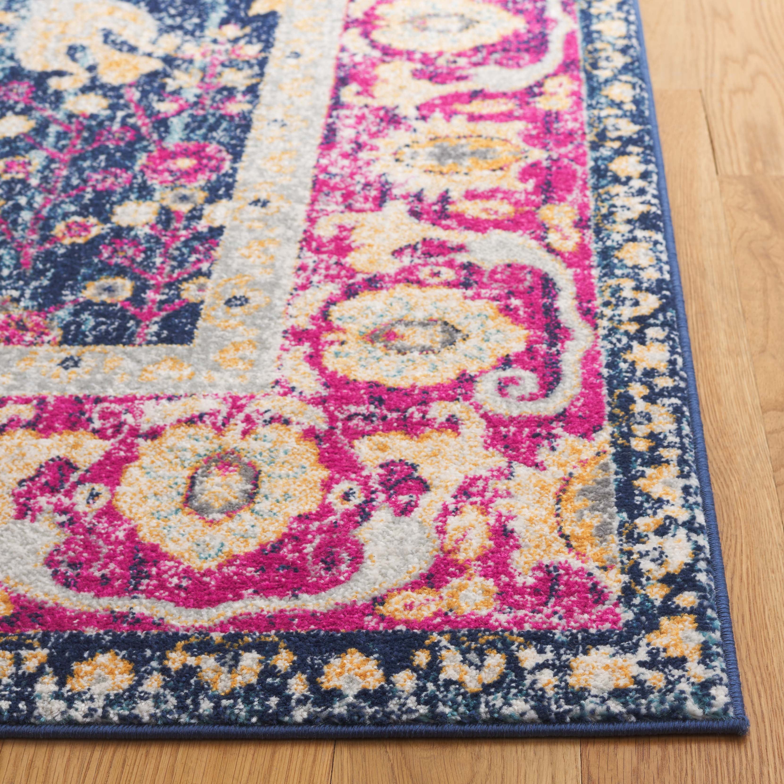 Safavieh Granada Blair Oriental Area Rug, Blue/Fuchsia, 6'7" x 9'