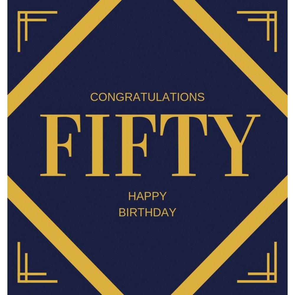 Happy 50th Birthday Guest Book (Hardcover) Happy 50th Birthday Guest