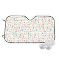 thumbnail image 2 of Picia Happy Easter Curved Windshield Sunshade Accordion Folding Style Auto Shade for Car Truck SUV Van Blocks UV Ray Sun Visor Protector -Small, 2 of 7