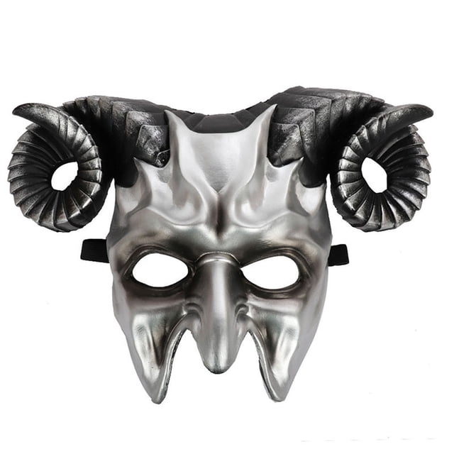 Halloween Horror Mask Horn Mask Cosplay Masquerade Decoration Carnival Props