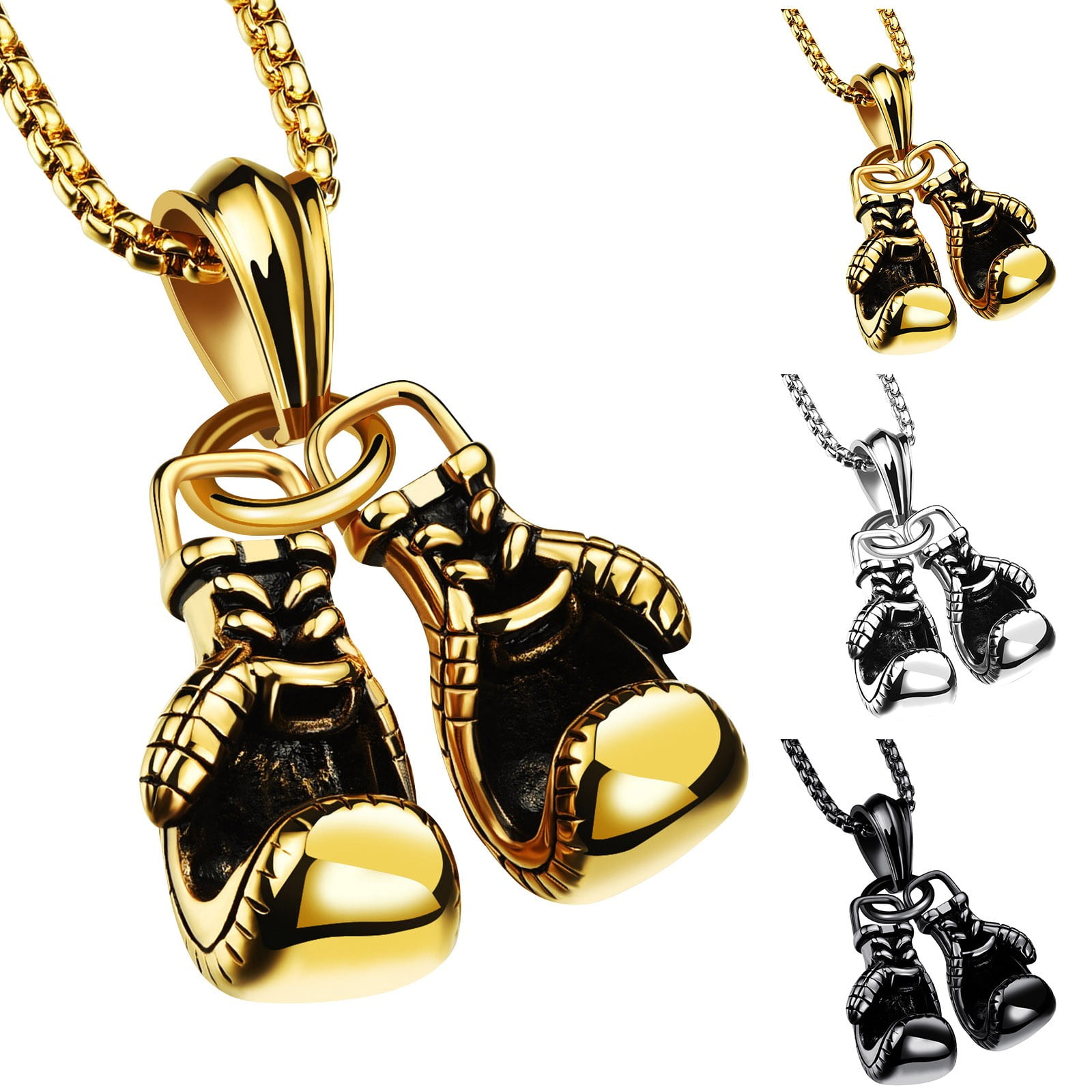 Collier Ras Du Cou Figaro Doré Avec Cordon Noir Et Pendentif Strass Chiffre 5 – Occasion Bon état
