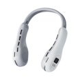 thumbnail image 2 of Ventilador de cuello colgante portátil Macarena Luz RGB Ventilador de enfriamiento USB silencioso Blanco, 2 of 8
