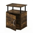 thumbnail image 5 of Furinno JAYA Utility Design End Table, Amber Pine/Black, 5 of 7