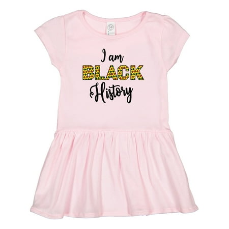 

Inktastic I Am Black History Gift Toddler Girl Dress