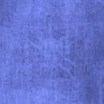thumbnail image 1 of Ahgly Company Indoor Square Oriental Blue Industrial Area Rugs, 6' Square, 1 of 4