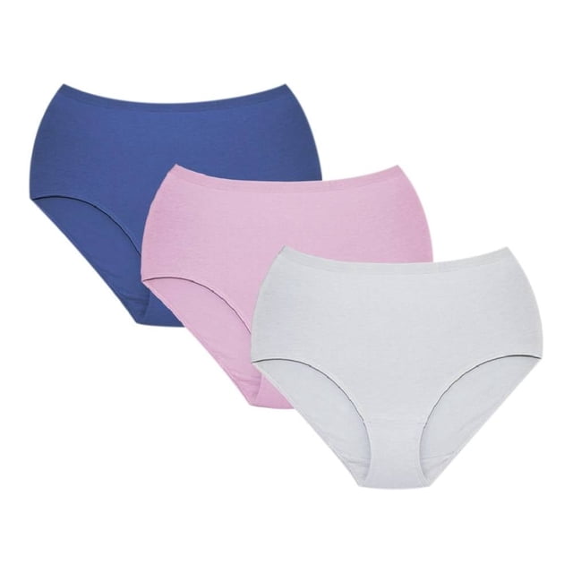 Pantaleta Fruit Of The Loom para Dama, Cotton Stretch Multicolor 3 Piezas Talla L/7
