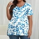 thumbnail image 2 of Camisas de Manga Larga para las Mujeres Cuello Redondo Impreso de Ajuste Suelto, Top de Moda de Verano Sexy para el Uso Diario, 2 of 6