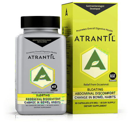 Atrantil (90 Clear Caps): Bloating, Abdominal Discomfort, Change in Bowel Habits, and Everyday Digestive