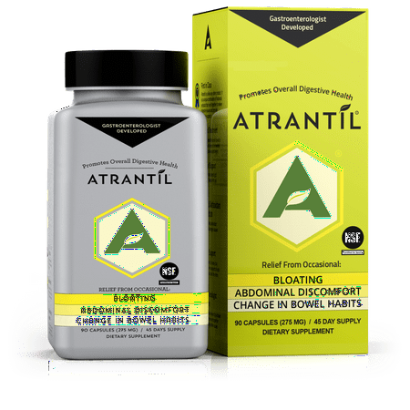 Atrantil (90 Clear Caps): Bloating, Abdominal Discomfort, Change in Bowel Habits, and Everyday Digestive Health