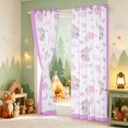 thumbnail image 3 of Erosebridal Baby Elephant Blackout Curtains for Girls, Pink Balloons Window Curtains Pack of 2 (38x45 Each), 3 of 6