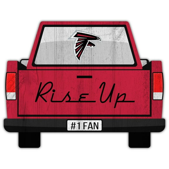 Atlanta Falcons 12'' x 12'' Truck Back D-cor
