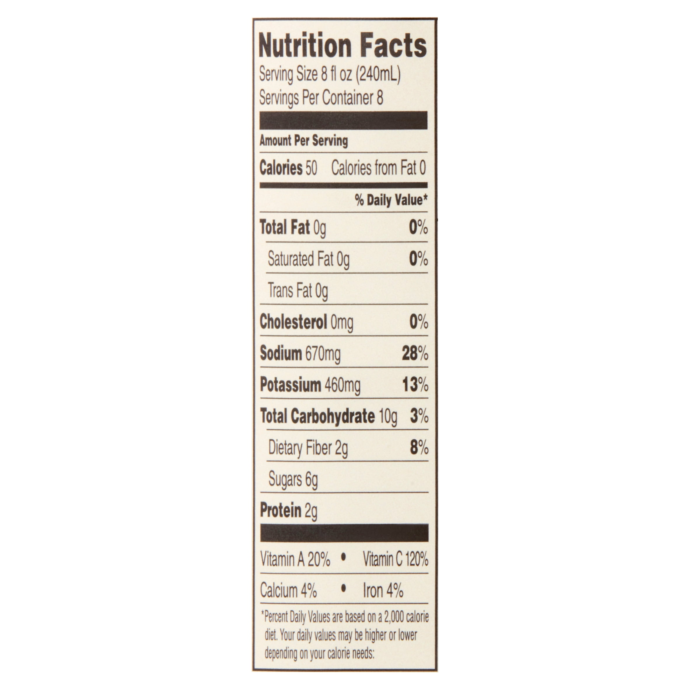(2 pack) Great Value Tomato 100% Juice, 64 fl oz
