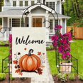thumbnail image 7 of Thanksgiving Fall Garden Flag Outdoor 12x18 double sided Courtyard Bag Garden Thanksgiving Pumpkin, Deciduous Harvest flag Welcome Holiday flag outside fall sales clearance outdoor, 7 of 7