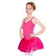 thumbnail image 2 of uublik Skirts for Girls Trendy Hot Pink Mini Skirts High Elastic Waisted Tiered Ruffle Skirt Size 2T-13, 2 of 3