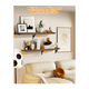 thumbnail image 5 of Repisas Flotantes Madera Modernas Estantes Baño Topon 4 Pzs Café, 5 of 5