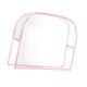 thumbnail image 4 of Funda para respaldo de silla de barbero, reutilizable, transparente, impermeable y reforzada. 51x40x12cm, 4 of 9