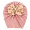 

Baby Winter Hat Mitten Set Toddler Baby Boys Girls Cap Bowknot Ribbed Elastics Turban Hat Baby Hats Mitts