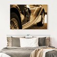 thumbnail image 6 of Elephant Stock Sepia Vintage Car Wall Art - Horizontal Canvas Wall Art - Living Room Wall Decor - Transportation Canvas - Brown And Black Decor - 51" x 34", 6 of 7