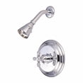 thumbnail image 2 of Kingston Brass Restoration Shower Faucets In Brushed Nickel Finish KB3638AXSO, 2 of 3