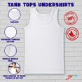 thumbnail image 4 of BRIX Durable Sleeveless Cotton, Toddler Tank Tops, 4 Pack (Boy's), 4 of 5