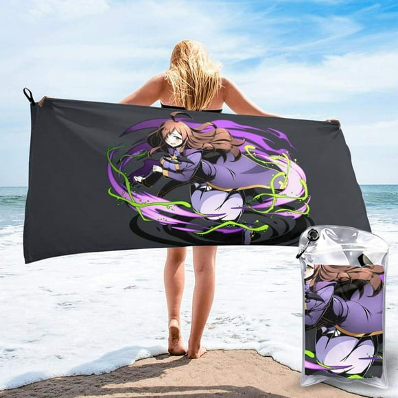 Oversized Super Absorbent Bath Towel Quick Dry Microfiber Beach Towel Konosuba Wiz Fashion Beach Microfiber Towel for Women Men Adults Camping,Travel,Sports,Swimming