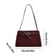 thumbnail image 5 of Bolso Hombro Gamuza para Mujer Con Bandolera Monedero El (marrón), 5 of 5